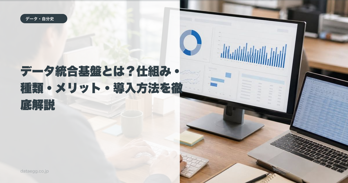 データ統合基盤とは？仕組み・種類・メリット・導入方法を徹底解説